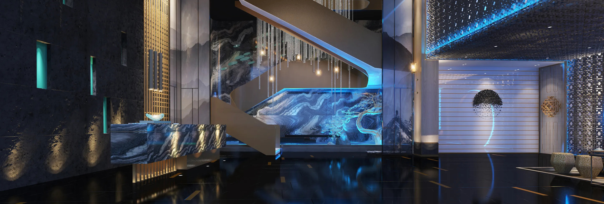 酒店大堂效果图