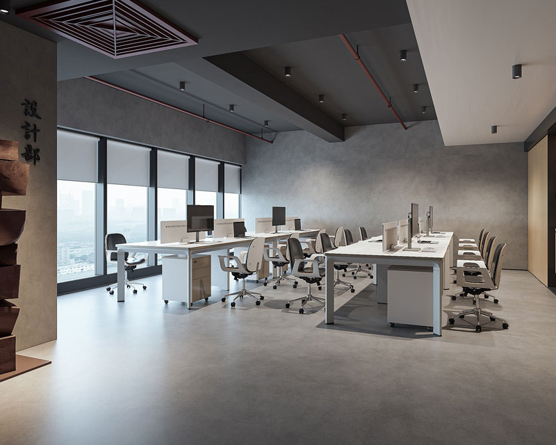 办公区效果图